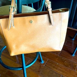 Tori Burch cognac color purse